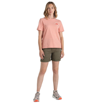 Sunset Haze - Side - Craghoppers Womens-Ladies Malibo Flowers T-Shirt
