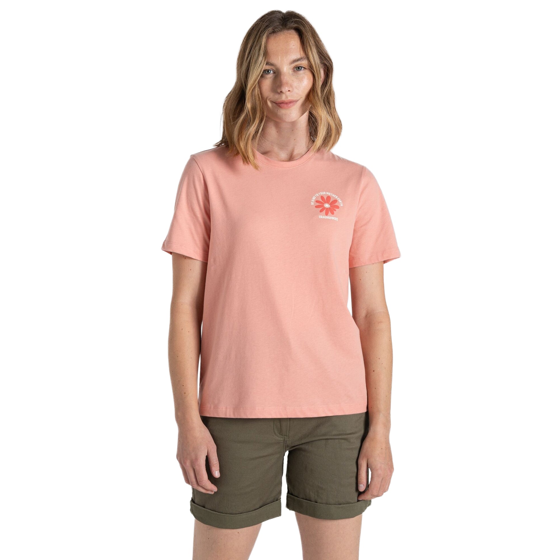 Sunset Haze - Front - Craghoppers Womens-Ladies Malibo Flowers T-Shirt
