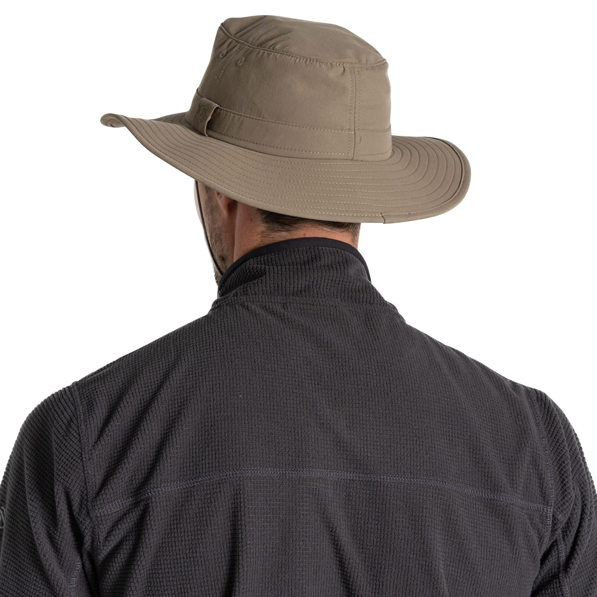 Pebble - Back - Craghoppers Mens Outback II Nosilife Hat