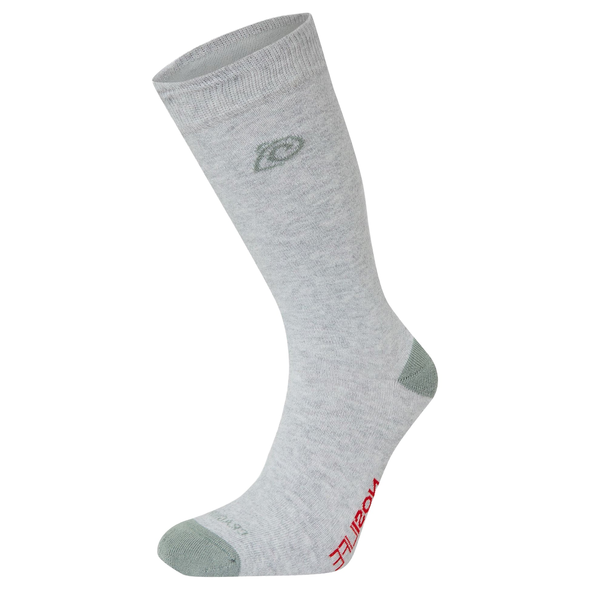 Soft Grey Marl-Lichen - Side - Craghoppers Unisex Adult Insect Repellent Socks