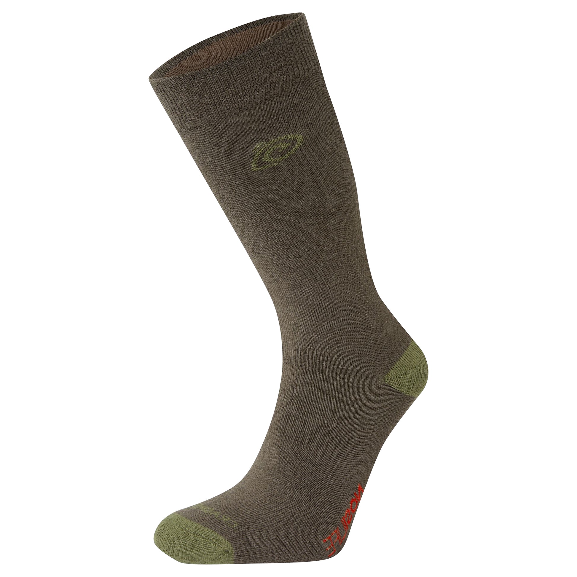 Woodland Green-Wild Olive - Side - Craghoppers Unisex Adult Insect Repellent Socks
