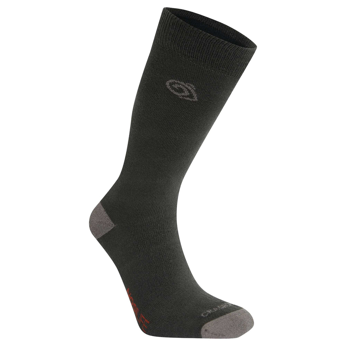 Black Pepper-Mid Grey - Front - Craghoppers Unisex Adult Insect Repellent Socks