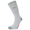 Soft Grey Marl-Lichen Green - Back - Craghoppers Unisex Adult Insect Repellent Ankle Socks (Pack of 2)