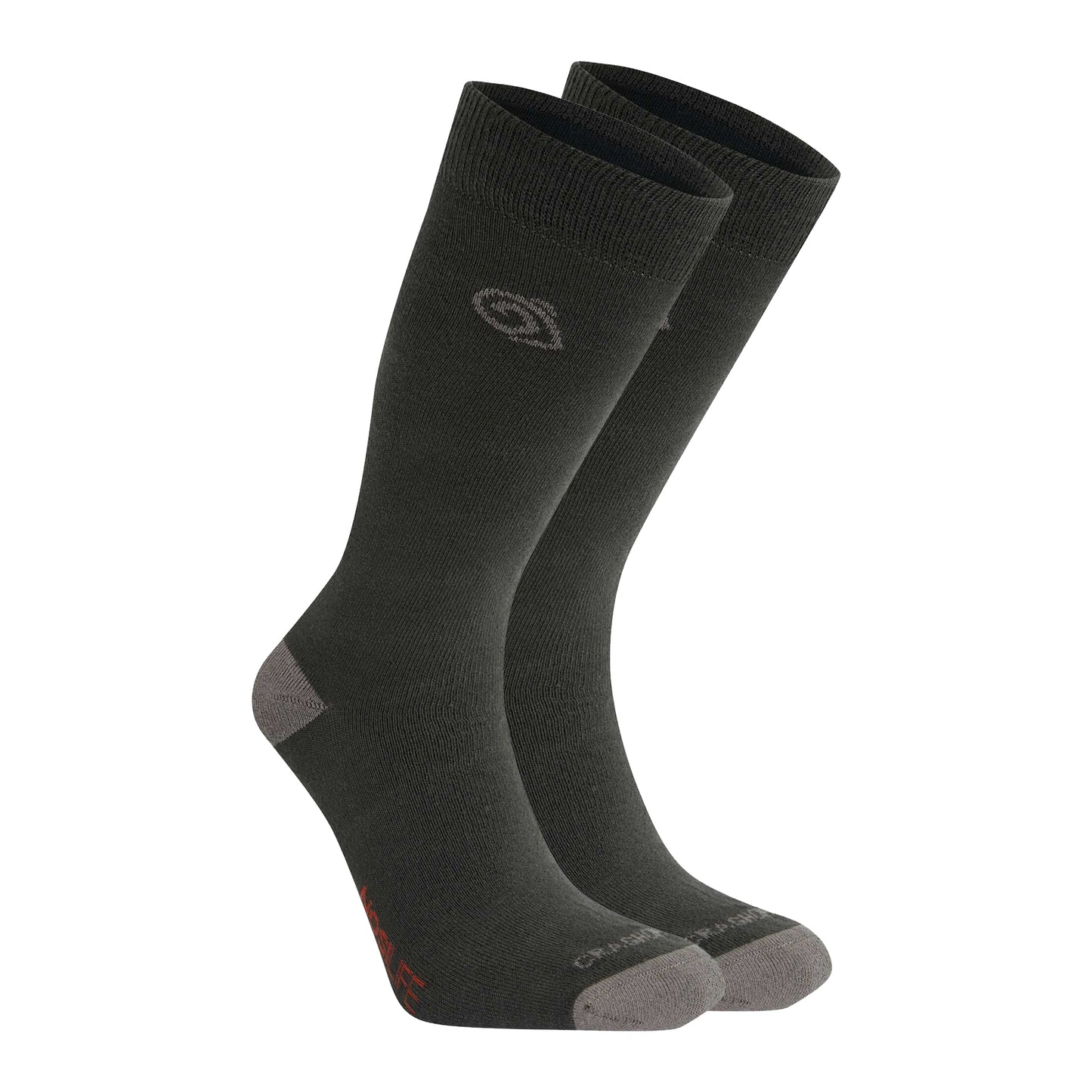 Black Pepper-Mid Grey - Front - Craghoppers Unisex Adult Insect Repellent Socks