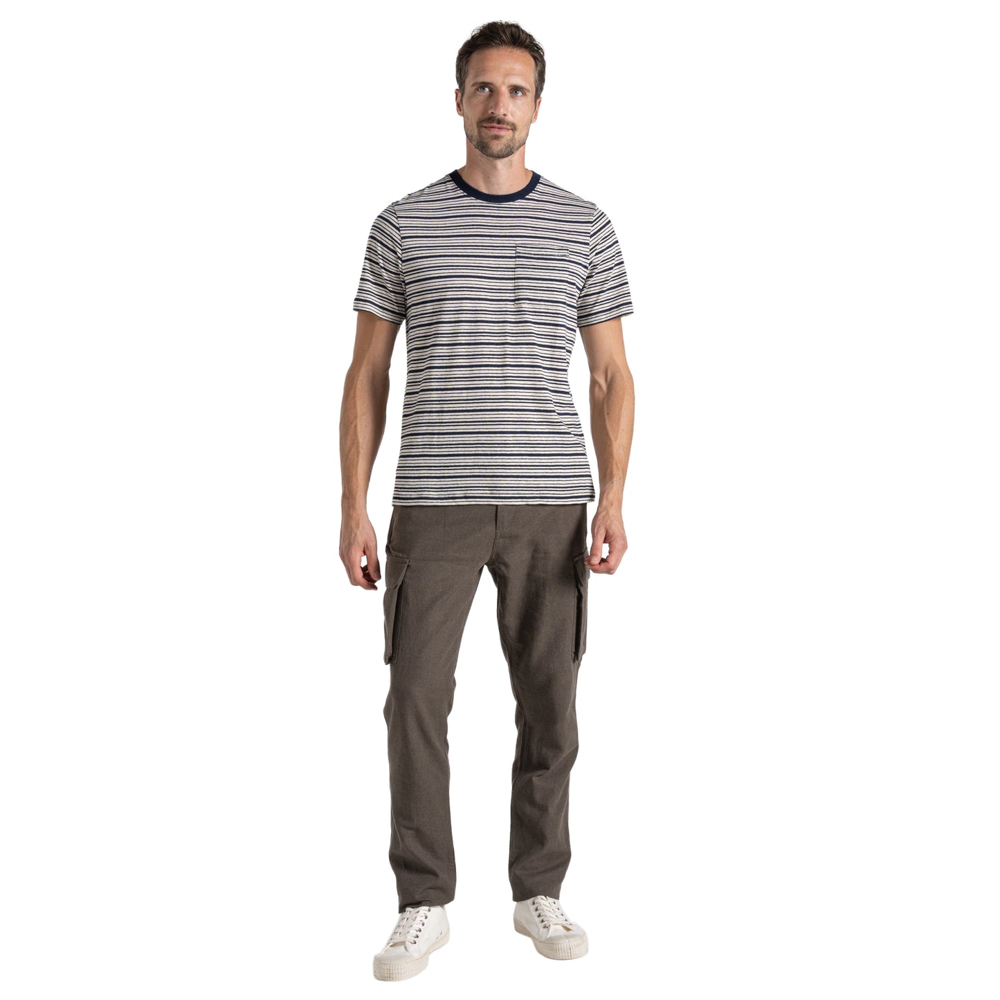 Blue Navy - Side - Craghoppers Mens Mollugo NosiBotanical Short-Sleeved T-Shirt
