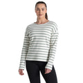 Calico-Meadow Haze - Side - Craghoppers Womens-Ladies Sinead Stripe Long-Sleeved Top