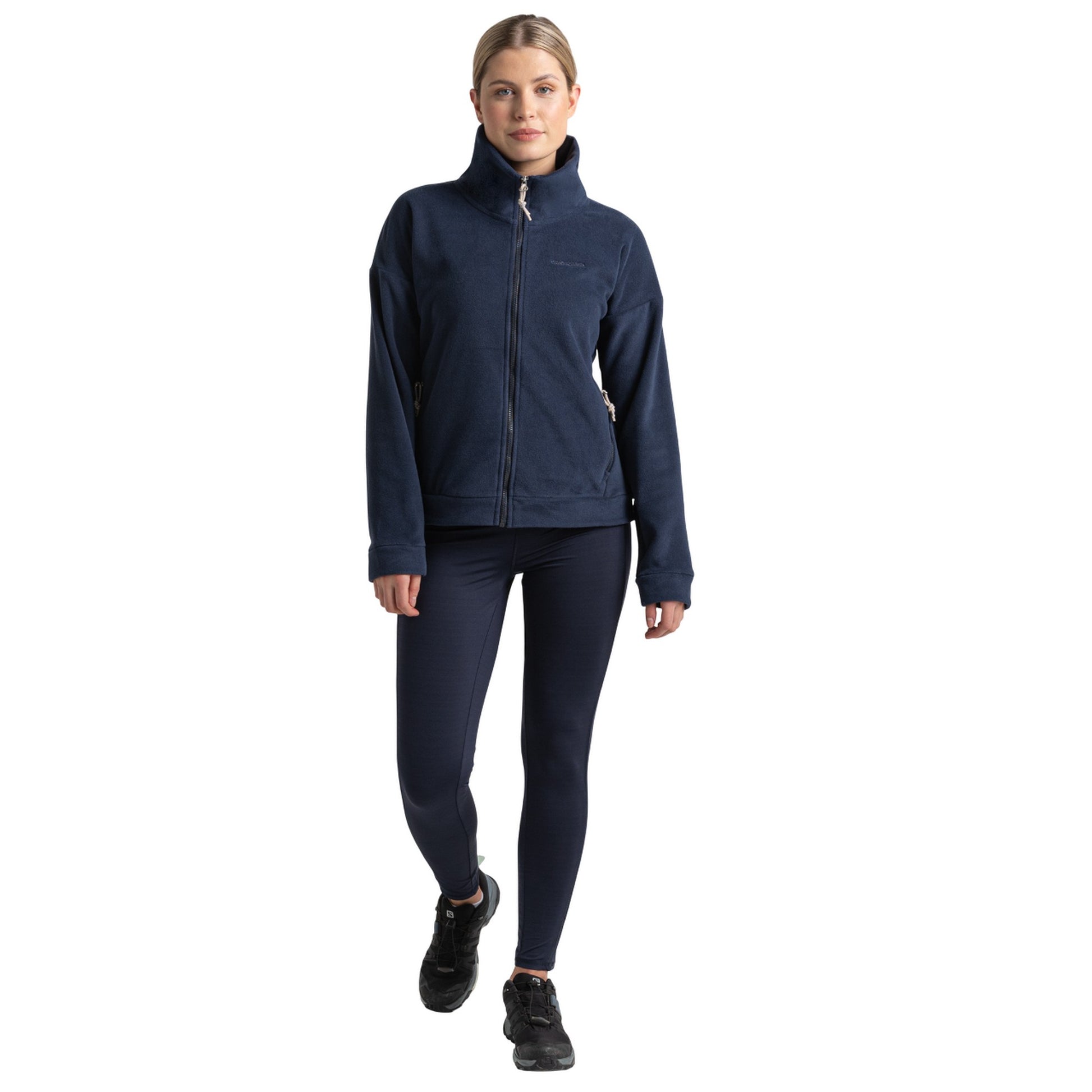 Wisteria - Close up - Craghoppers Womens-Ladies Polartech Full Zip Fleece Jacket