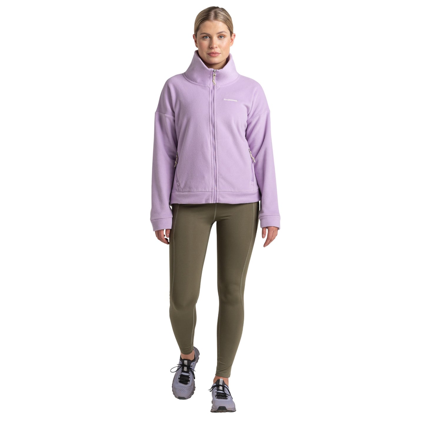 Wisteria - Pack Shot - Craghoppers Womens-Ladies Polartech Full Zip Fleece Jacket