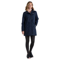 Blue Navy - Side - Craghoppers Womens-Ladies Ana Waterproof Jacket