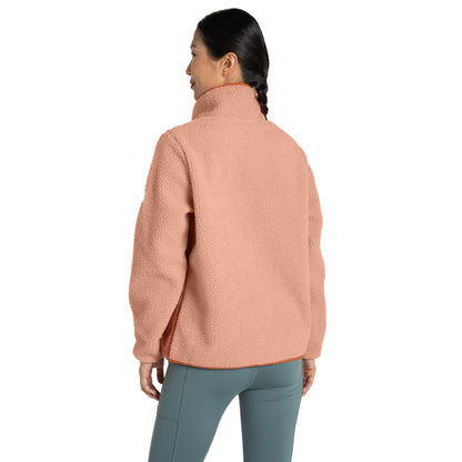 Clay - Back - Craghoppers Womens-Ladies Rosemary Landscape Overhead Fleece Top