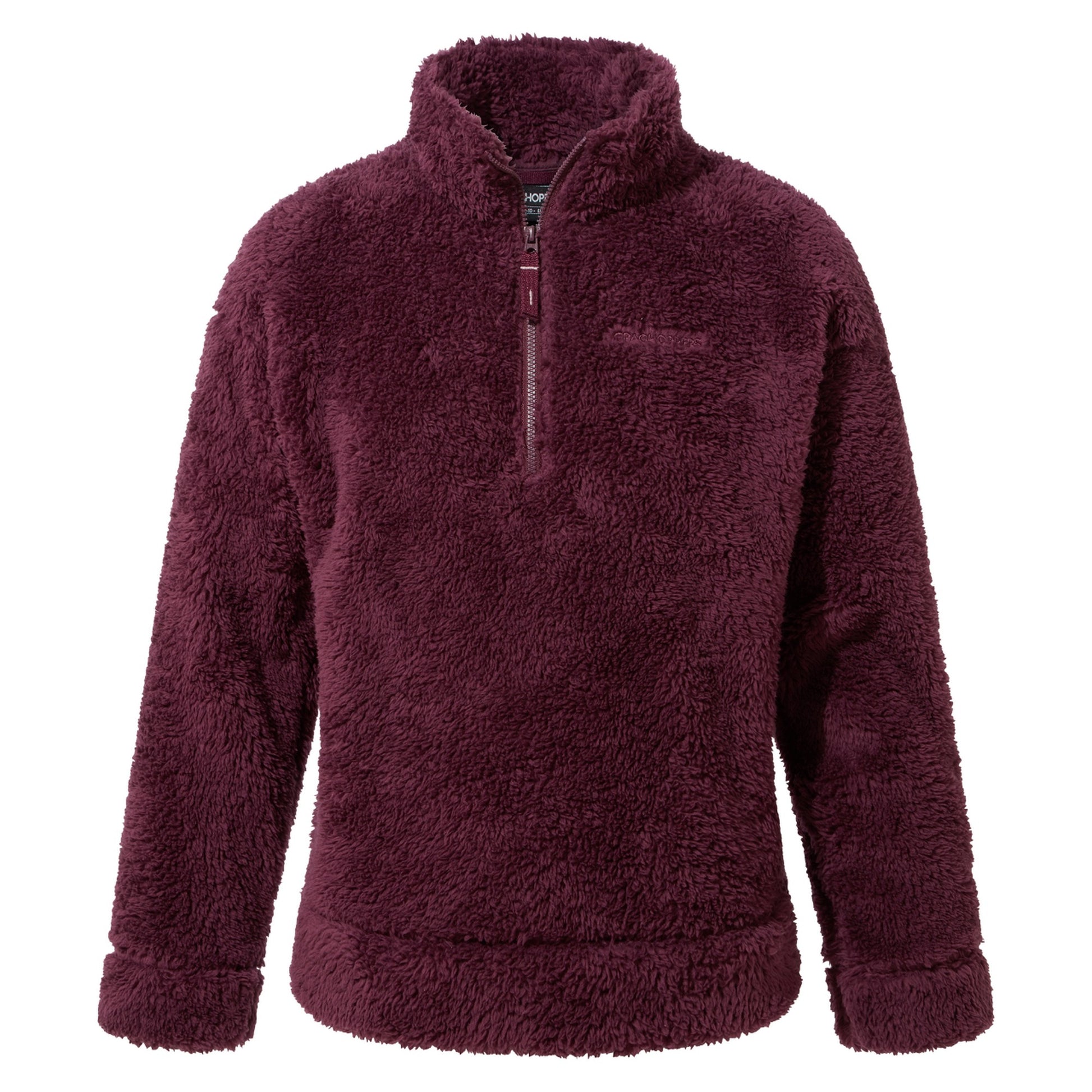 Deep Purple - Front - Craghoppers Childrens-Kids Laune Overhead Fleece Top