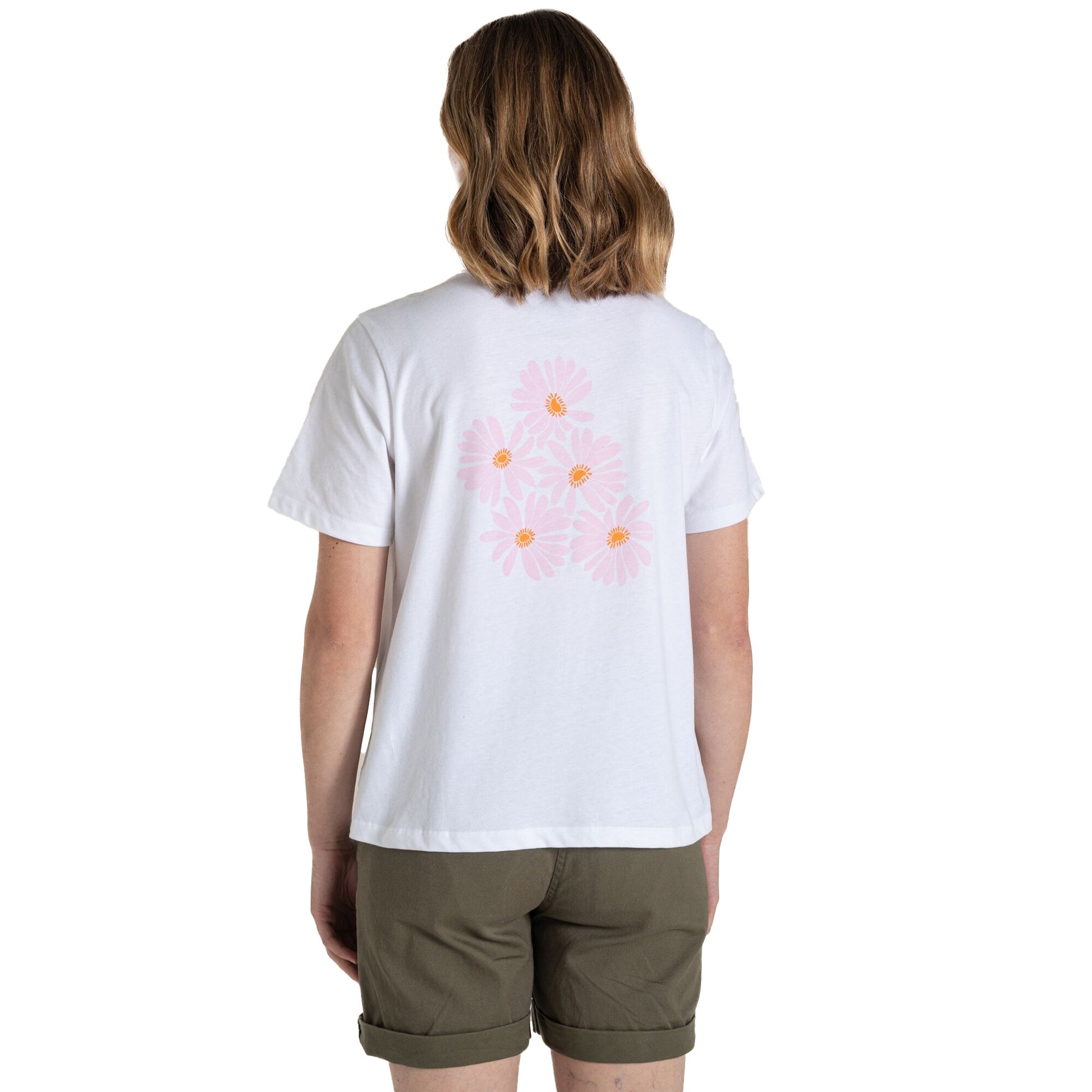 Optic White - Back - Craghoppers Womens-Ladies Malibo Be Kind T-Shirt