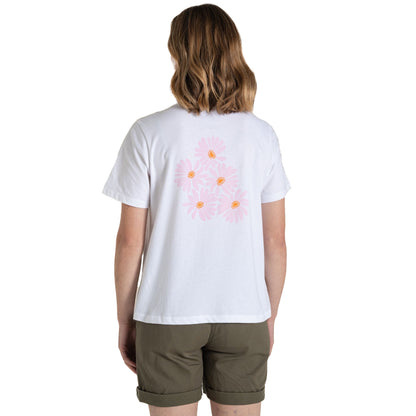 Optic White - Back - Craghoppers Womens-Ladies Malibo Be Kind T-Shirt