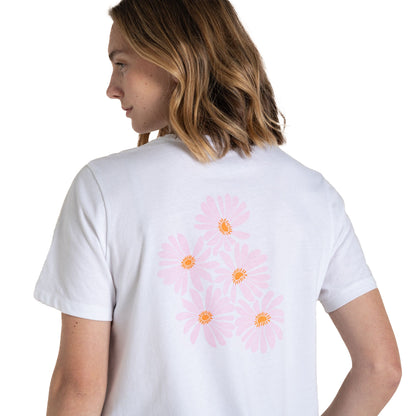 Optic White - Lifestyle - Craghoppers Womens-Ladies Malibo Be Kind T-Shirt