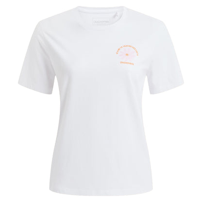 Optic White - Front - Craghoppers Womens-Ladies Malibo Be Kind T-Shirt