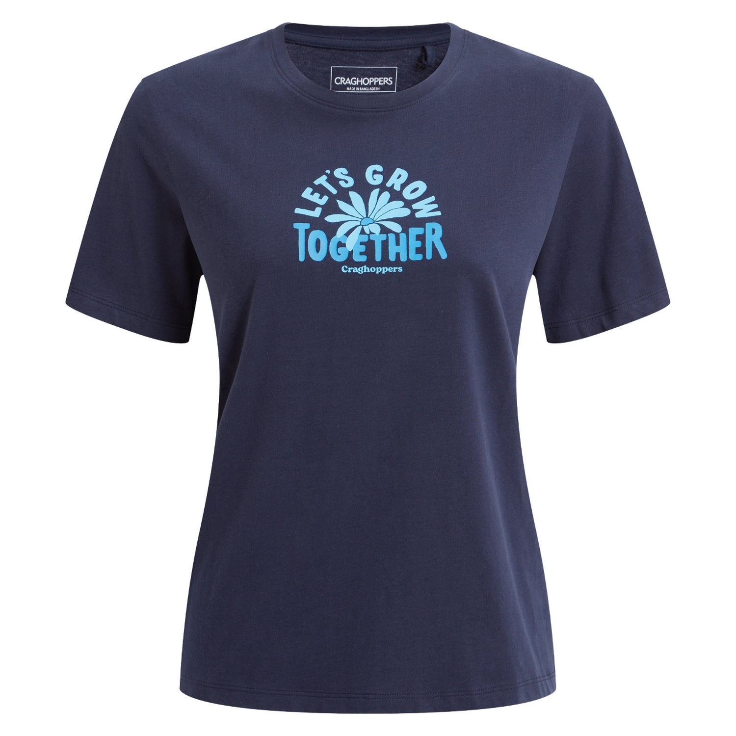 Blue Navy - Front - Craghoppers Womens-Ladies Malibo Short-Sleeved T-Shirt