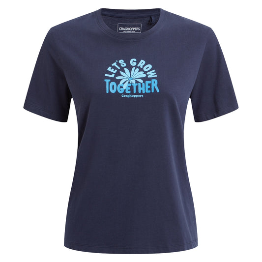 Blue Navy - Front - Craghoppers Womens-Ladies Malibo Short-Sleeved T-Shirt