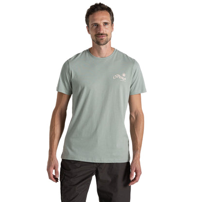 Lichen Green - Front - Craghoppers Mens Lucent Everything Is Outside T-Shirt