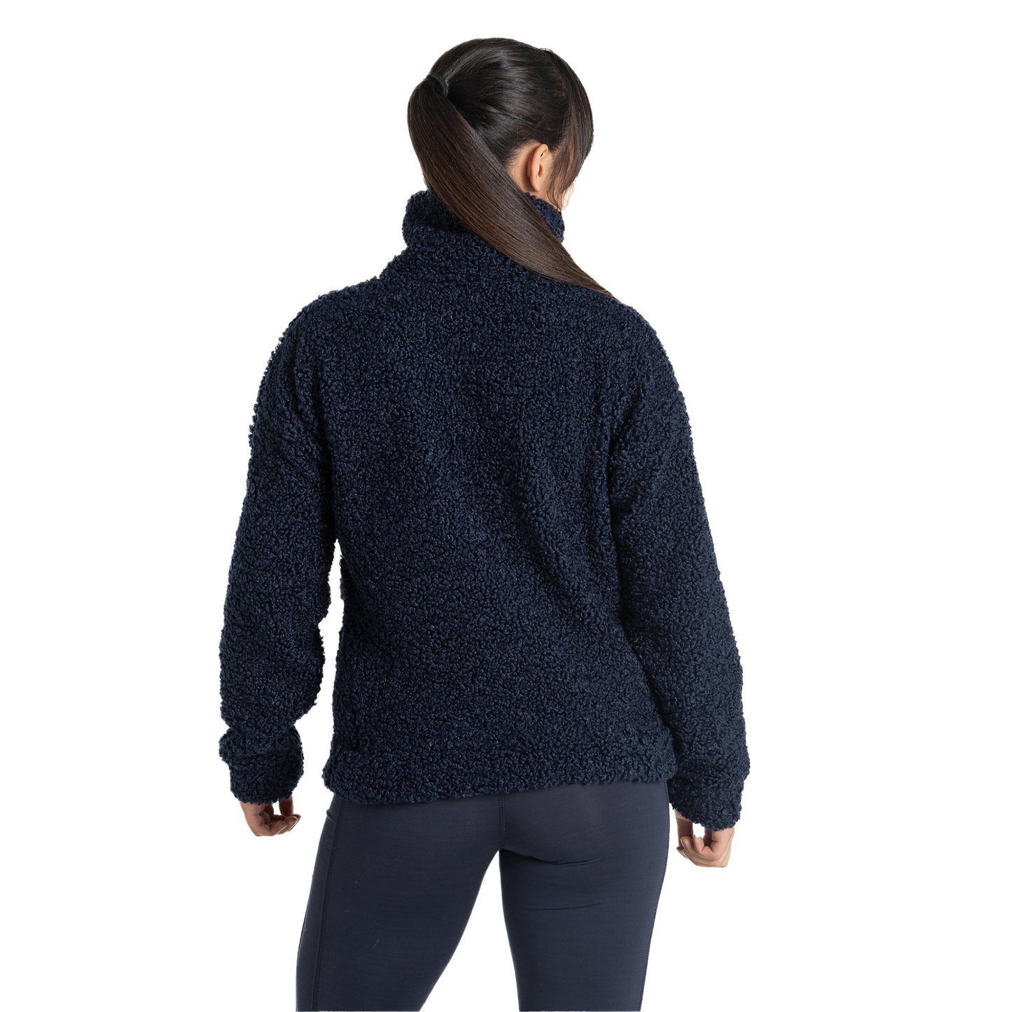 Navy Blue - Back - Craghoppers Womens-Ladies Ciara Half Zip Fleece Top