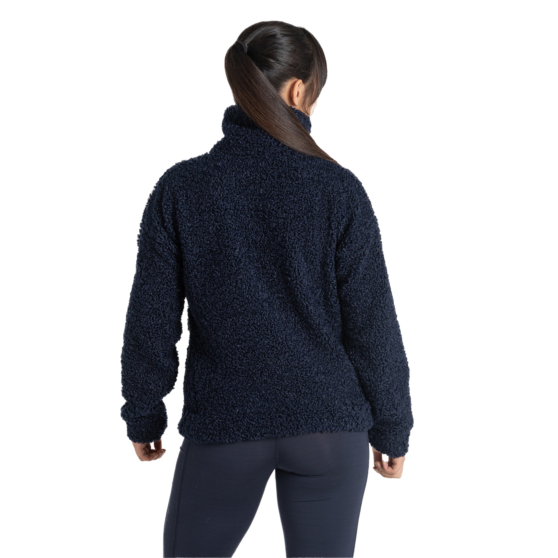 Navy Blue - Back - Craghoppers Womens-Ladies Ciara Half Zip Fleece Top