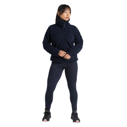 Navy Blue - Lifestyle - Craghoppers Womens-Ladies Ciara Half Zip Fleece Top