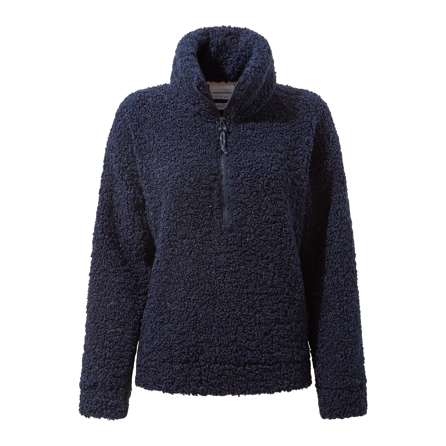 Navy Blue - Front - Craghoppers Womens-Ladies Ciara Half Zip Fleece Top
