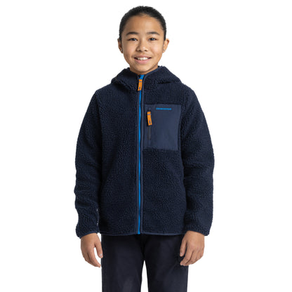 Navy Blue - Pack Shot - Craghoppers Childrens-Kids Boyne Fleece Jacket