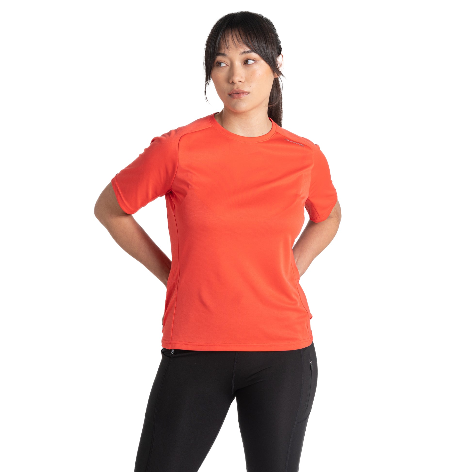 Coral Rose - Pack Shot - Craghoppers Womens-Ladies Dynamic Pro T-Shirt
