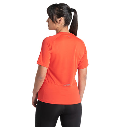 Coral Rose - Back - Craghoppers Womens-Ladies Dynamic Pro T-Shirt