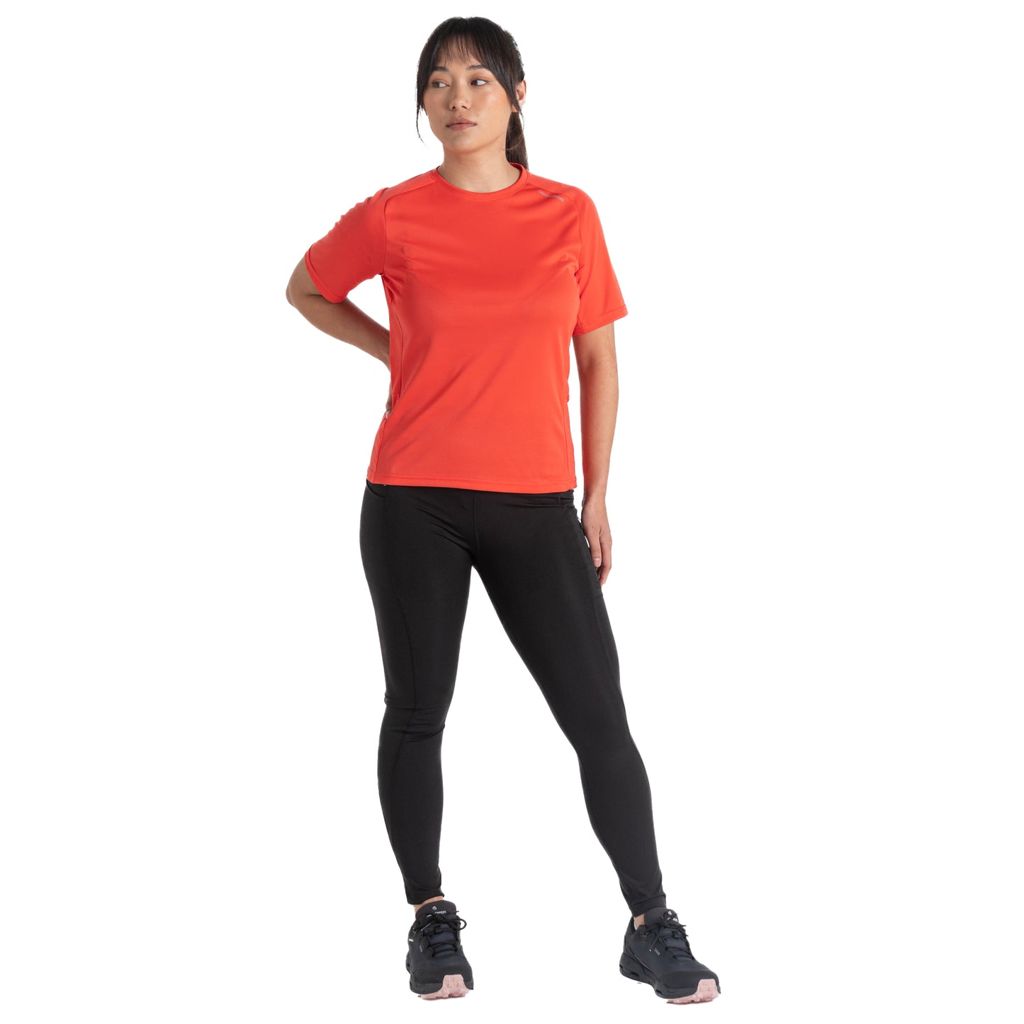 Coral Rose - Close up - Craghoppers Womens-Ladies Dynamic Pro T-Shirt