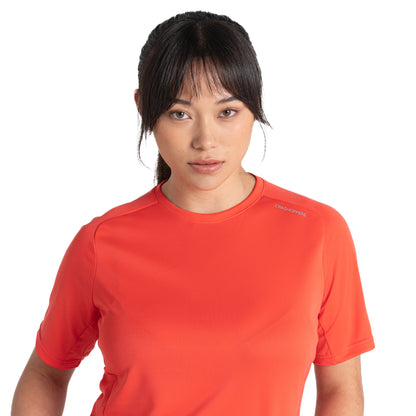 Coral Rose - Side - Craghoppers Womens-Ladies Dynamic Pro T-Shirt