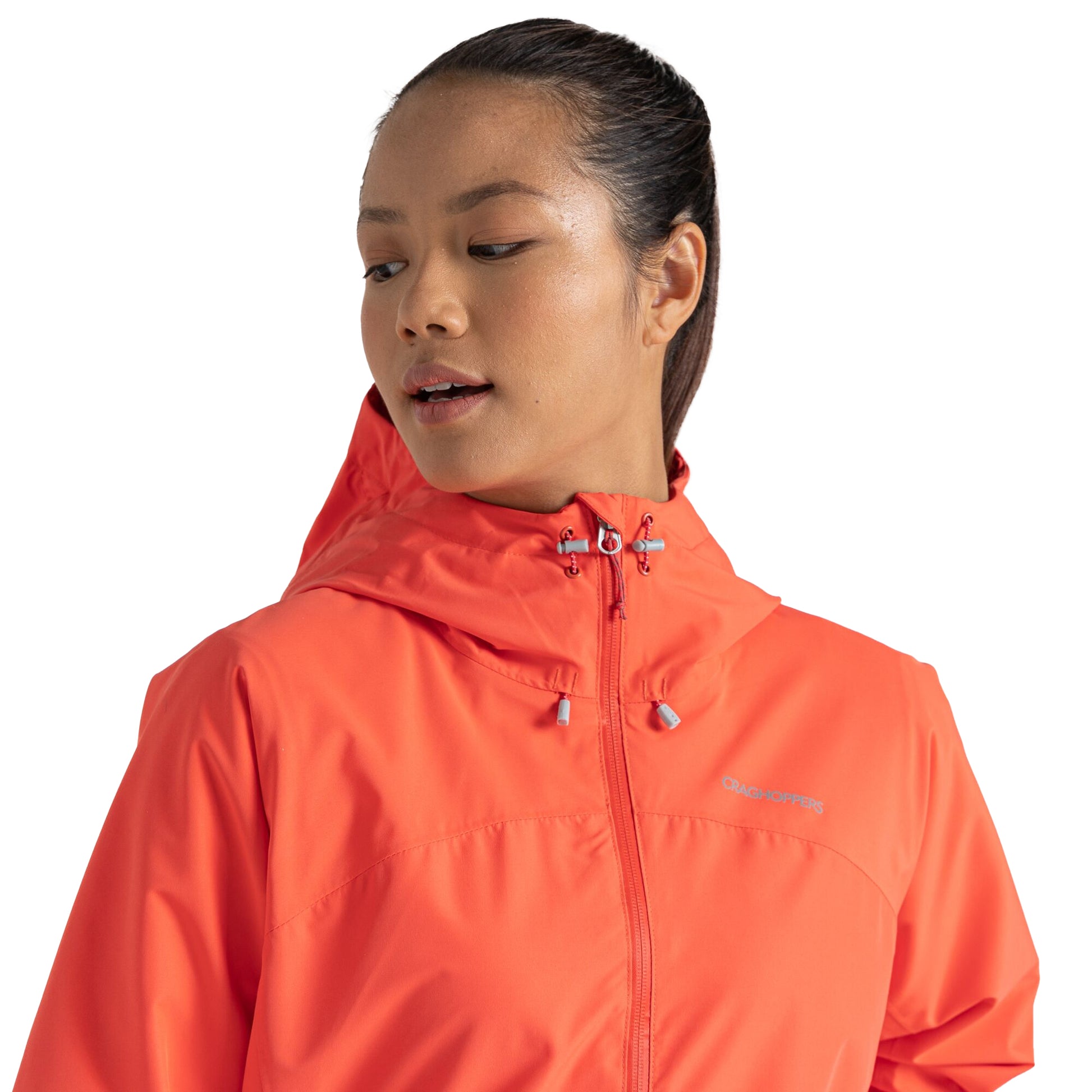 Coral Rose - Side - Craghoppers Womens-Ladies Sariah Waterproof Jacket