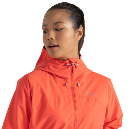 Coral Rose - Side - Craghoppers Womens-Ladies Sariah Waterproof Jacket