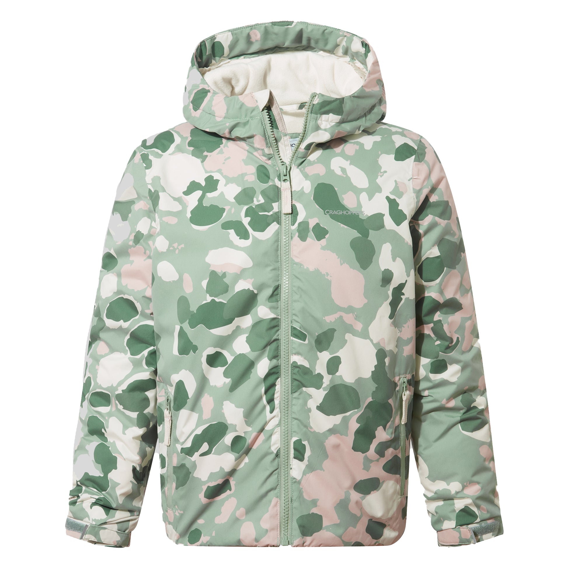 Meadow Haze - Front - Craghoppers Childrens-Kids Brosna Waterproof Jacket