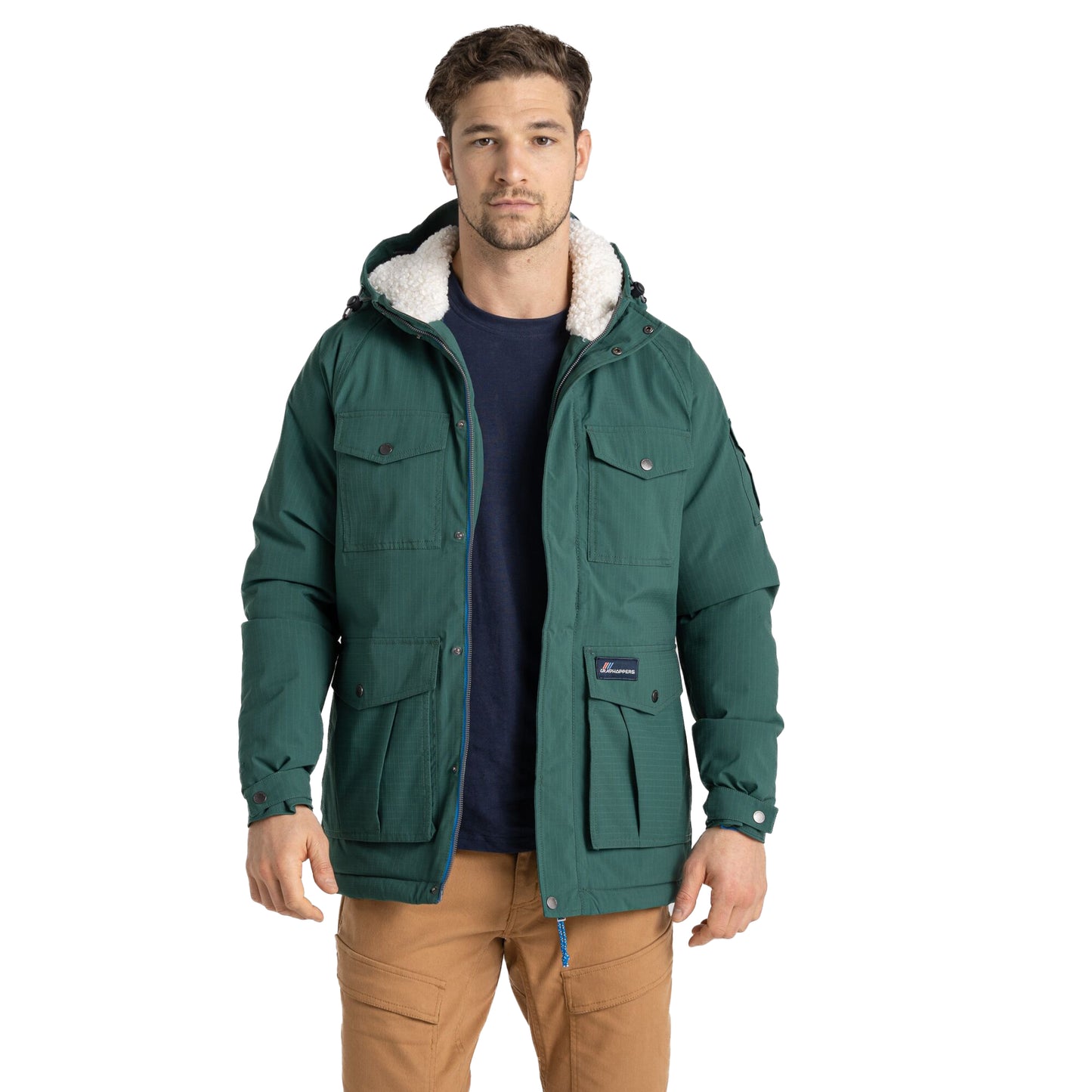 Evergreen - Pack Shot - Craghoppers Unisex Adult Waverley Waterproof Jacket