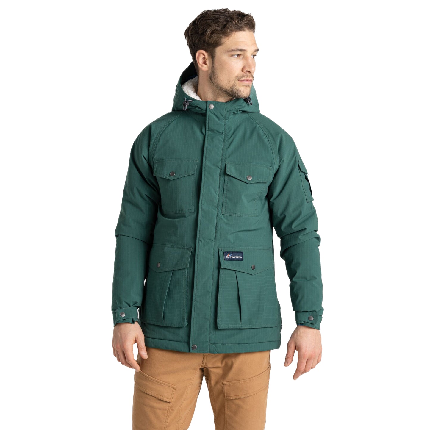 Evergreen - Front - Craghoppers Unisex Adult Waverley Waterproof Jacket
