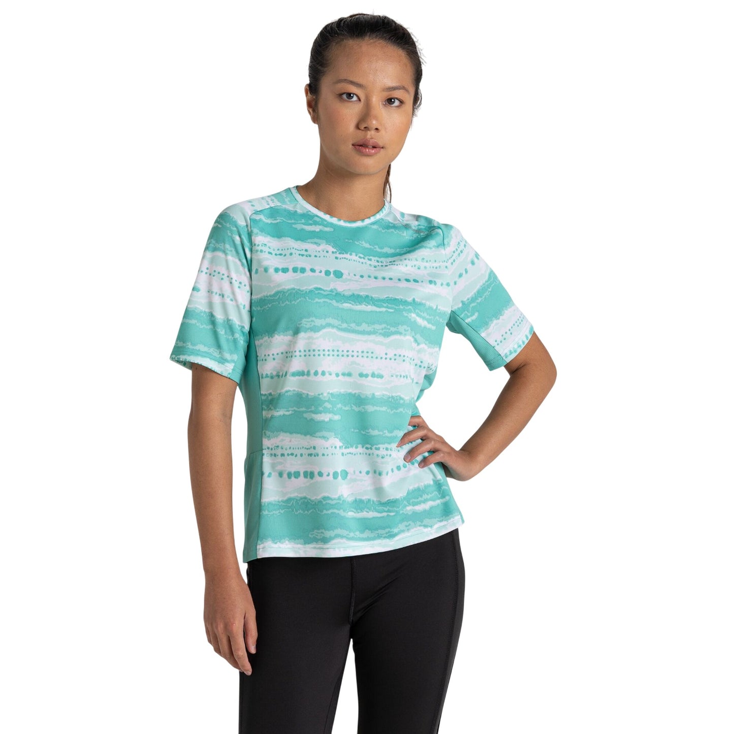 Ocean Green - Pack Shot - Craghoppers Womens-Ladies Dynamic Pro Ocean Short-Sleeved T-Shirt