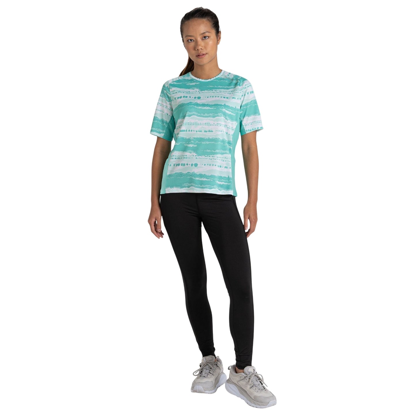 Ocean Green - Close up - Craghoppers Womens-Ladies Dynamic Pro Ocean Short-Sleeved T-Shirt