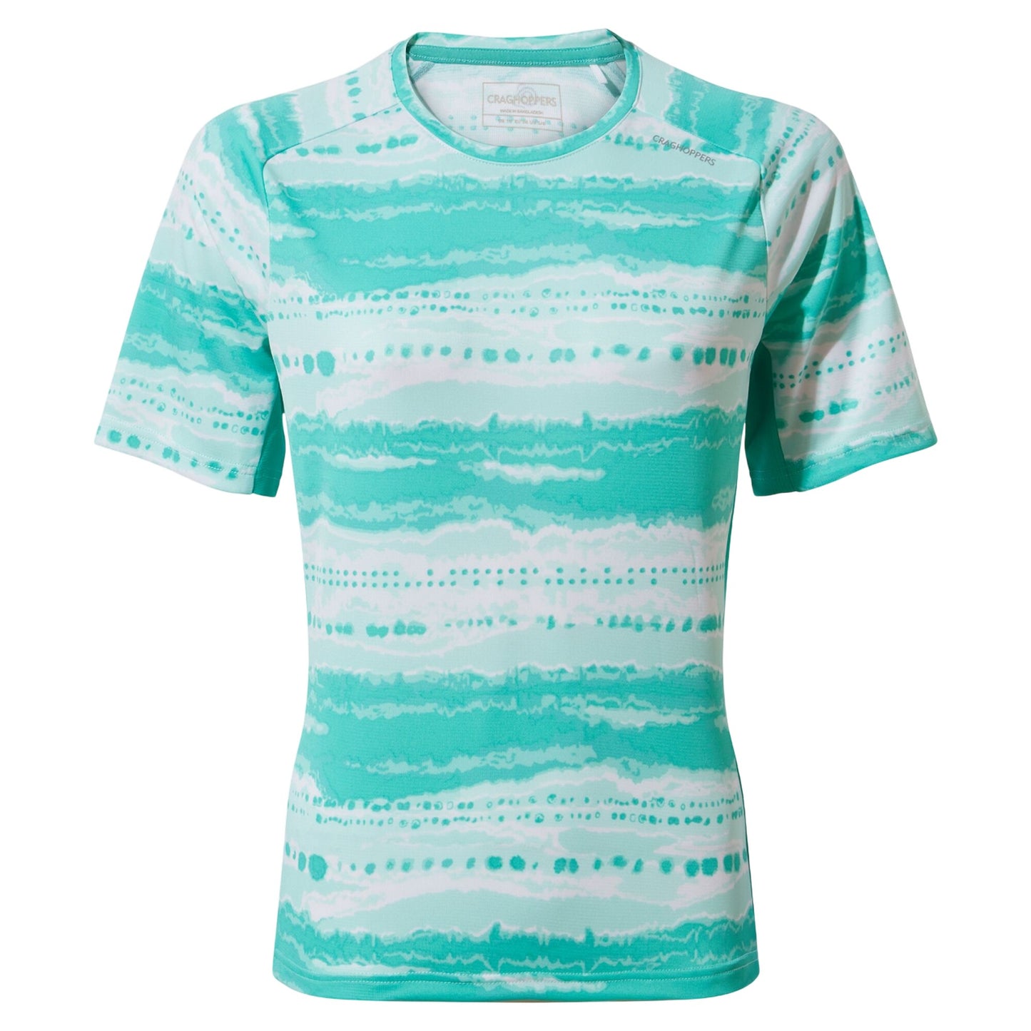 Ocean Green - Front - Craghoppers Womens-Ladies Dynamic Pro Ocean Short-Sleeved T-Shirt