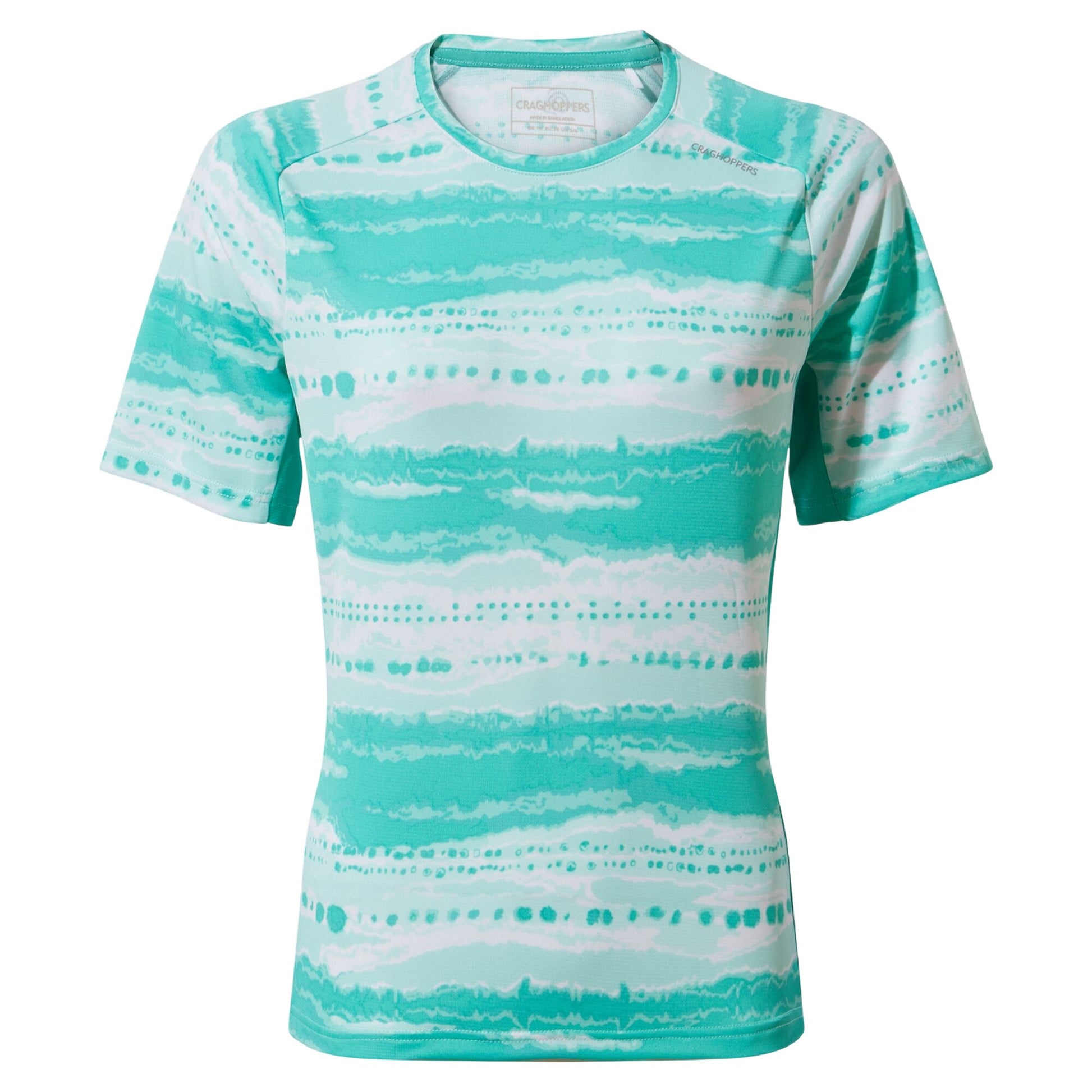 Ocean Green - Front - Craghoppers Womens-Ladies Dynamic Pro Ocean Short-Sleeved T-Shirt