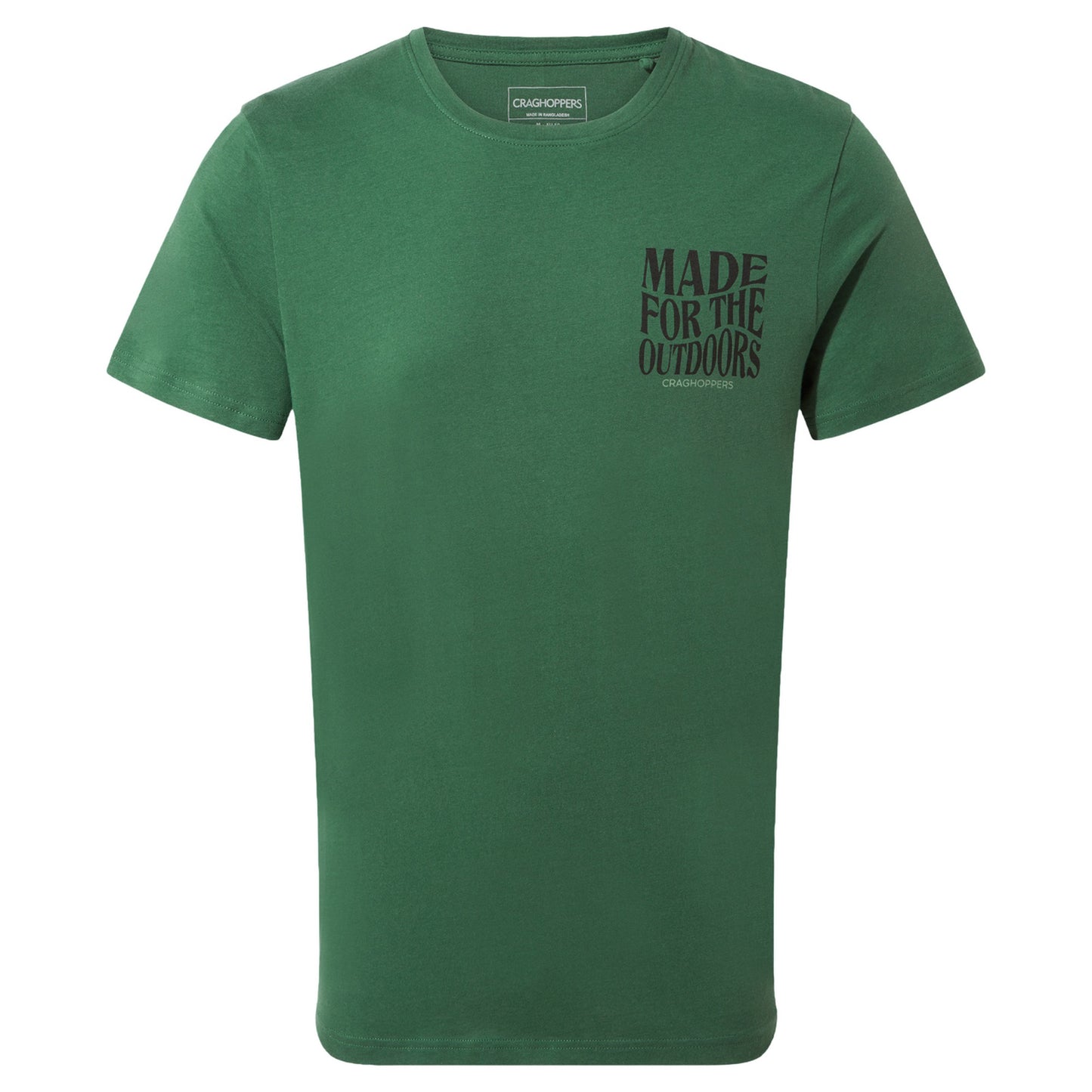 Evergreen - Front - Craghoppers Mens Lucent Authentic Short-Sleeved T-Shirt