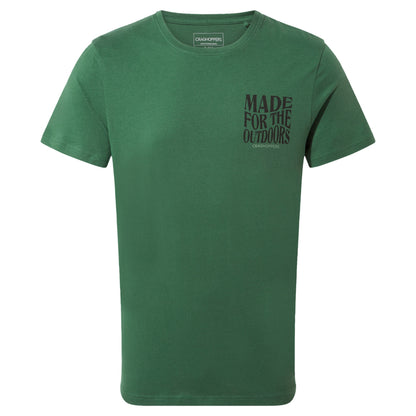 Evergreen - Front - Craghoppers Mens Lucent Authentic Short-Sleeved T-Shirt