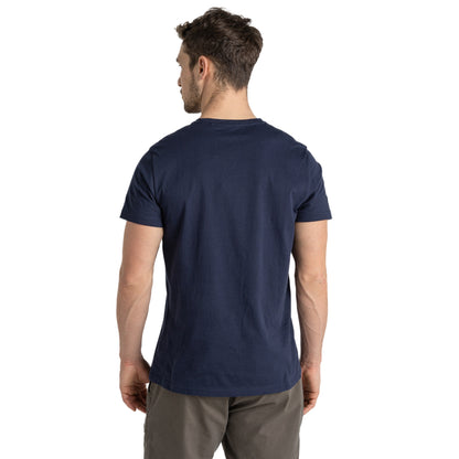 Blue Navy - Back - Craghoppers Mens Lucent Tribe Short-Sleeved T-Shirt
