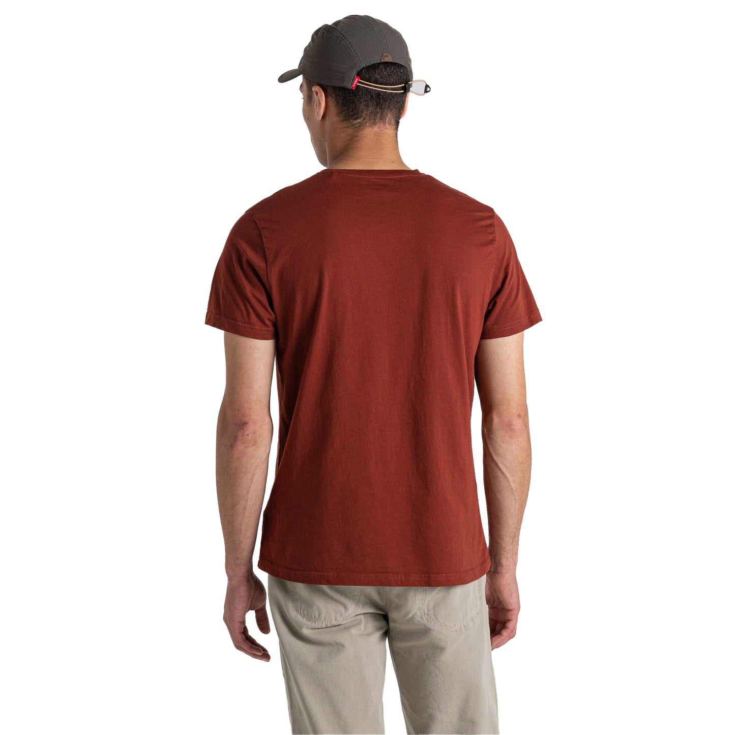 Sienna Red - Back - Craghoppers Mens Lucent Short-Sleeved T-Shirt