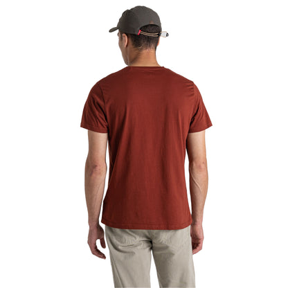 Sienna Red - Back - Craghoppers Mens Lucent Short-Sleeved T-Shirt
