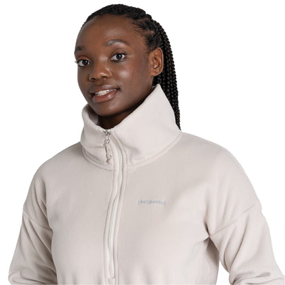 Ecru - Side - Craghoppers Womens-Ladies Caprice Polartech Quarter Zip Fleece Top