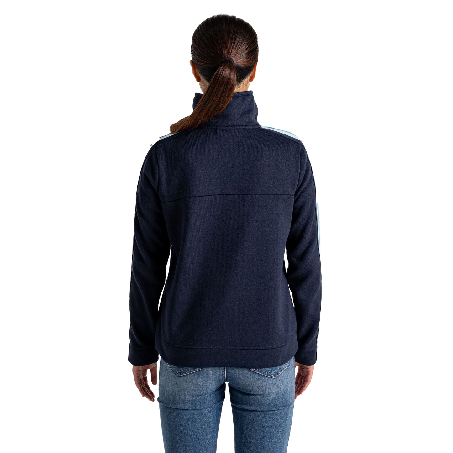 Blue Navy - Back - Craghoppers Womens-Ladies Lyra Fleece Top