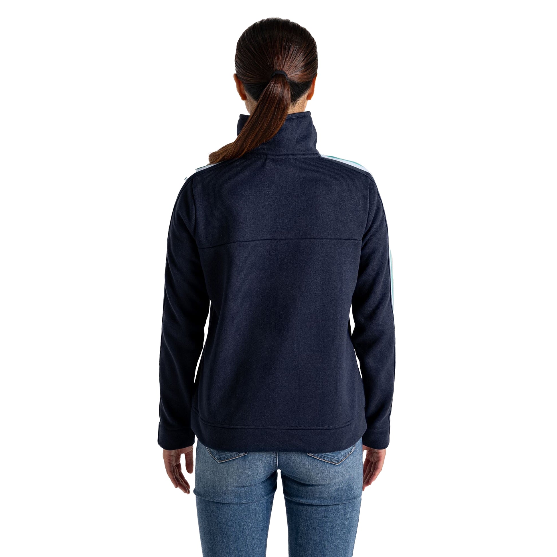 Blue Navy - Back - Craghoppers Womens-Ladies Lyra Fleece Top
