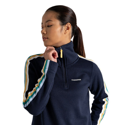 Blue Navy - Lifestyle - Craghoppers Womens-Ladies Lyra Fleece Top