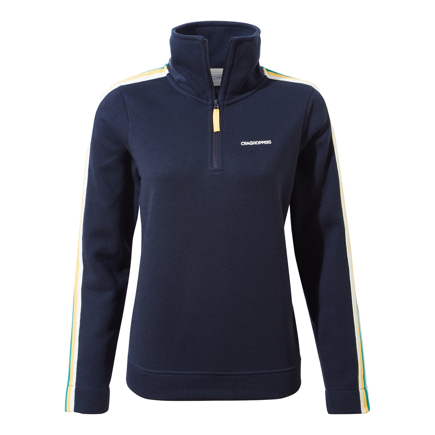 Blue Navy - Front - Craghoppers Womens-Ladies Lyra Fleece Top